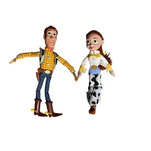 Disney Toy Story Woody Talking Action Figure and Jessie Plush Set Bonnie Andy